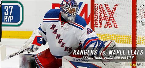 Rangers vs Maple Leafs Predictions and Picks – February 2017