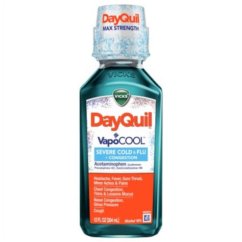 DayQuil™ VapoCOOL™ Severe Cold & Flu Relief Liquid, 12 fl oz - Food 4 Less