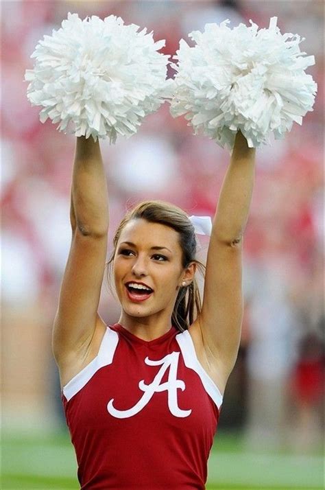 Cheerleader | Alabama crimson tide football, Alabama crimson tide ...