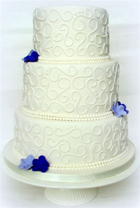 Swirl Wedding Cake - CakeCentral.com