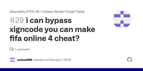 i can bypass xigncode you can make fifa online 4 cheat? · Issue #29 ...