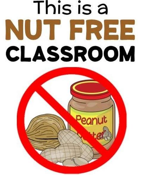 Printable Nut Free Signs - Templates Printable Download