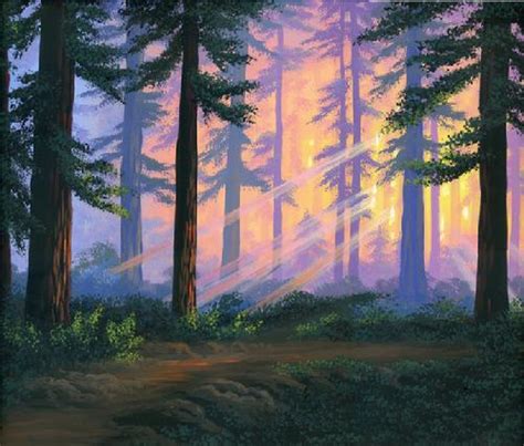 Let's Make a Painting: How to Paint a Forest Sunset