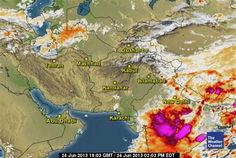 Peshawar Weather Satellite Map