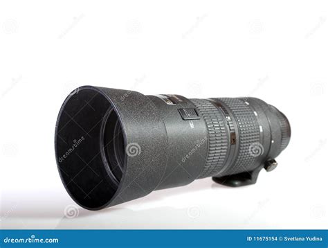 Telephoto lens stock photo. Image of isolated, elegance - 11675154