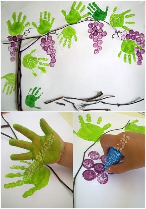 13 Super Cool Grape Crafts to Make This Spring | Preschool crafts, Art activities for toddlers ...