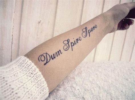 dum spiro spero tattoo meaning - lineflowerartdrawings