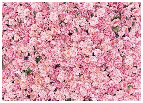 Buy AIIKES 7x5FT Flower Wall Backdrop Pink Rose Flower Flower Backdrop ...