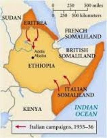 Italy's Invasion of Ethiopia" timeline | Timetoast timelines