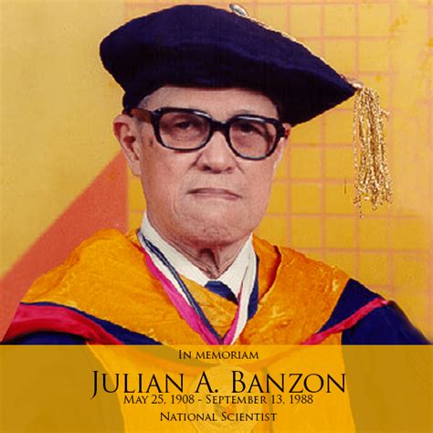 Julian Banzon (Filipino Biochemist) ~ Bio with [ Photos | Videos ]