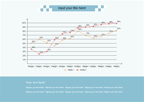 Blank Line Graph Chart