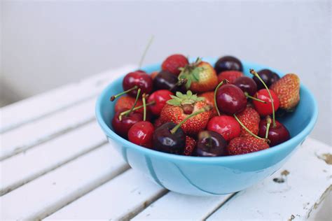 Download Colorful Mixed Berries In Bowl Wallpaper | Wallpapers.com