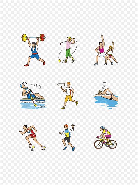 Olympic Sports Cartoon Pencil Drawing Vector Sport Characters, Diving ...