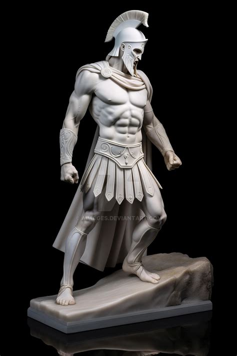 Spartan Warrior Statue concept by AImages on DeviantArt