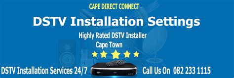 DSTV Installation Settings HD Single View Decoder | Cape Direct Connect