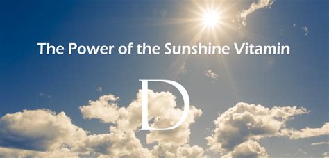 The Sunshine Vitamin | D | The Center for Natural Health