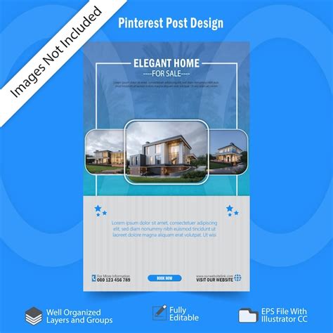 Premium Vector | Pinterest Post Design