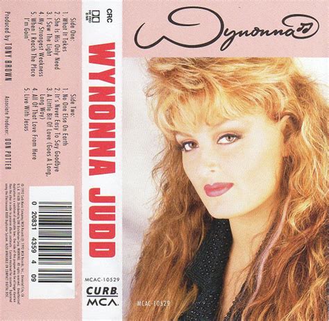 Wynonna Judd* - Wynonna (1992, Dolby HX Pro, Cassette) | Discogs