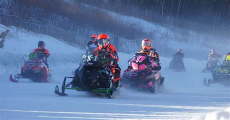 Start your engines with snowmobile racing