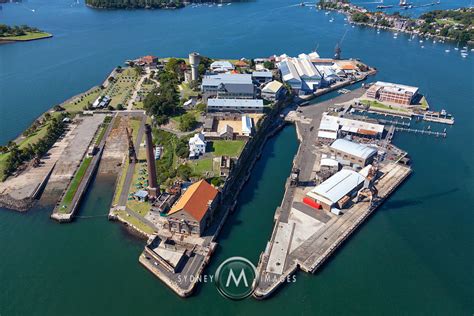 Aerial Stock Image - Cockatoo Island