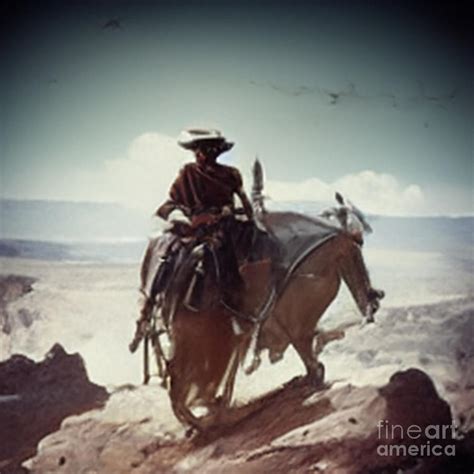 Vintage Cowboy Photograph 1 Digital Art by John Lyes - Fine Art America