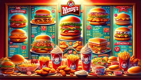 Wendy's Menu: Fast Food Delight: Wendy's Menu Details