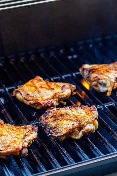 Grilled BBQ Chicken Thighs - The Country Cook