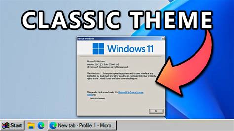 Windows 11 With True Classic Theme! - YouTube