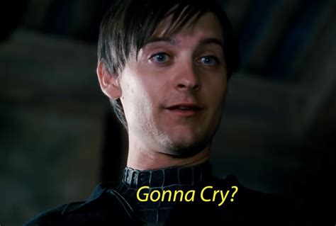 Tobey Maguire Crying Spiderman 3