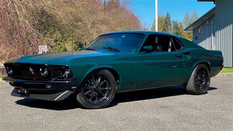 1969 Ford Mustang With Pro-Touring Mods Flashes Lovely British Racing ...