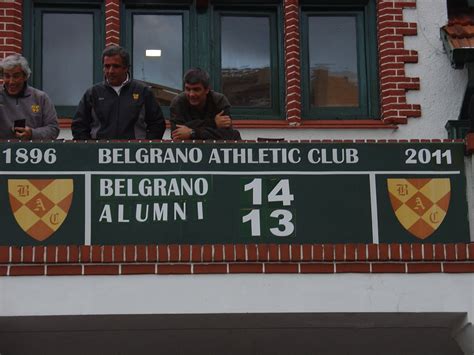 Sports are Healthy: Belgrano Athletic Club - Alumni