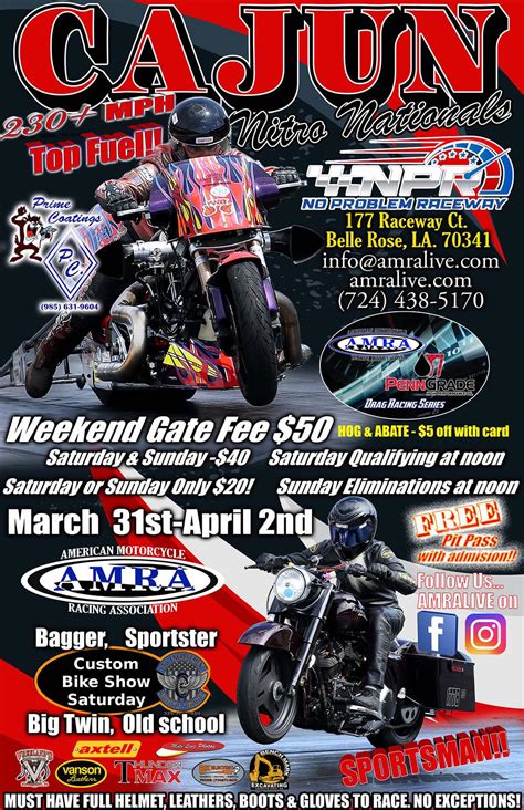 AMRA: 2023 Motorcycle Drag Racing Schedule | Dragbike.com