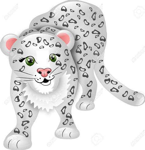 Snow Leopard Clipart & Look At Clip Art Images - ClipartLook