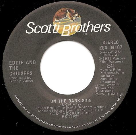 Eddie And The Cruisers - On The Dark Side (1983, Vinyl) | Discogs