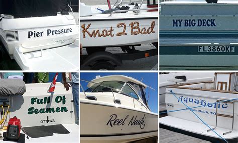 Setting Sail With Laughter: The Funniest Boat Names