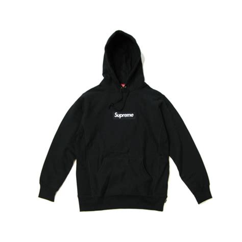 Supreme Box Logo Pullover Hoodie (Black)