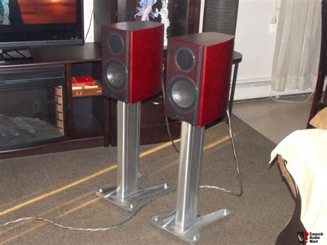 Pair Monitor Audio Gold GX 100 and Matching Brushed Aluminum Stands ...