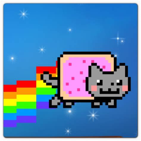 Nyan Cat, i iwsh i was a cat that turned into a pop tart :p | Nyan cat ...