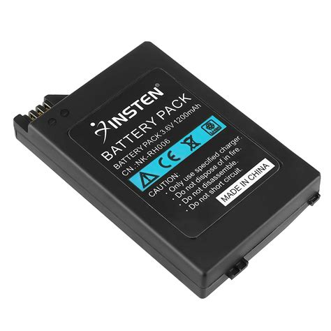 Galleon - Insten Rechargeable Replacement Battery 1200mAh 3.6V Compatible With Sony PSP 3000 ...