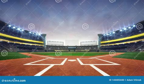 Baseball Stadium Cartoon Vector | CartoonDealer.com #27693911