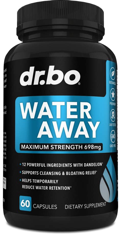 Water Pills Diuretics for Water Retention - Natural Water Away Pills Herbal Diuretic Supplements ...