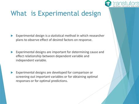 Experimental Design | Statistics