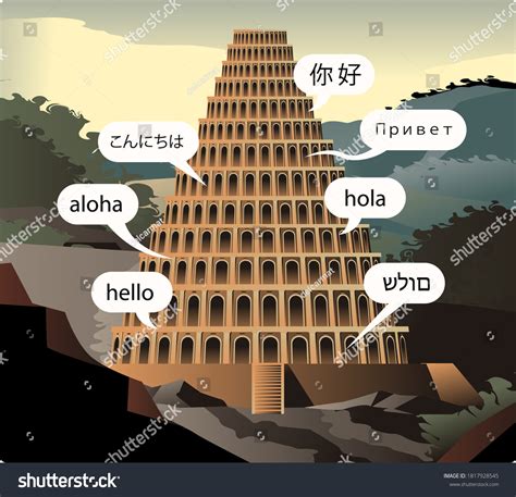 23 Building Tower Babel Cartoon Images, Stock Photos & Vectors ...