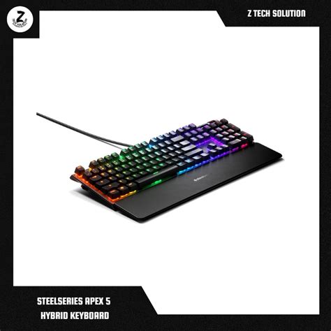 STEELSERIES APEX 5 RGB HYBRID MECHANICAL GAMING KEYBOARD – Z TECH SOLUTION | WORLD OF GAMERS