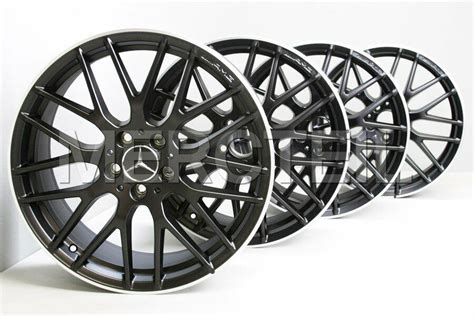 Genuine Mercedes AMG 19 Inch Set Of Alloy Black Wheels for A-Class ...