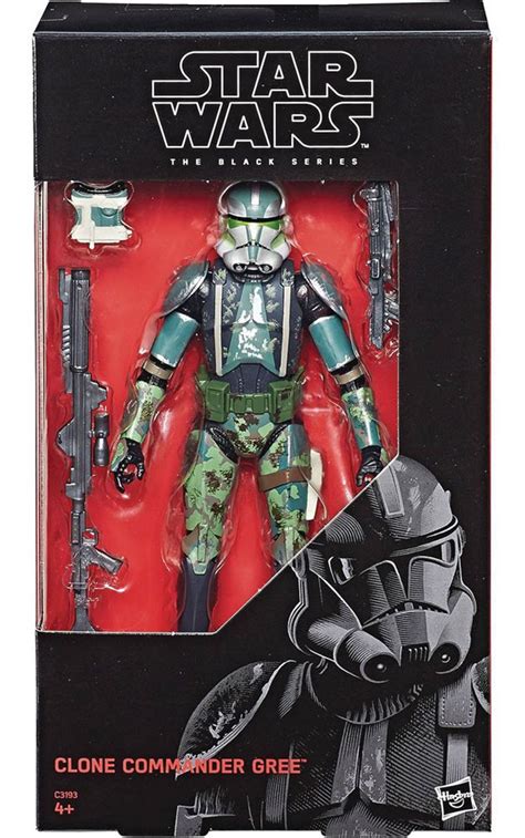 Star Wars The Clone Wars Black Series Clone Commander Gree 6 Action ...