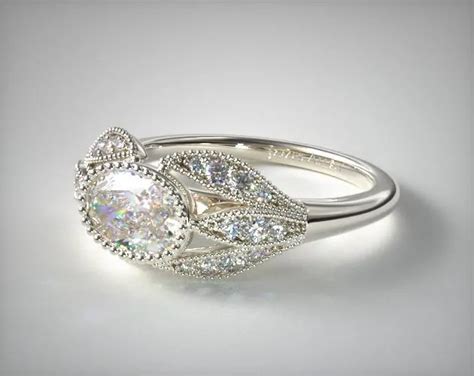 vintage-engagement-ring-oval-diamond-james-allen | Jewelry Guide