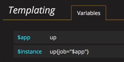 How can I make a Grafana template with a variable reference another variable using Prometheus as ...