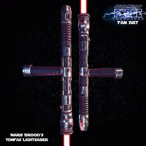 Fan Art Maris Brood's Tonfas Lightsaber Star Wars: The Force Unleashed ...