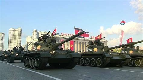 North Korea stages 'biggest ever' military parade - CNN Video